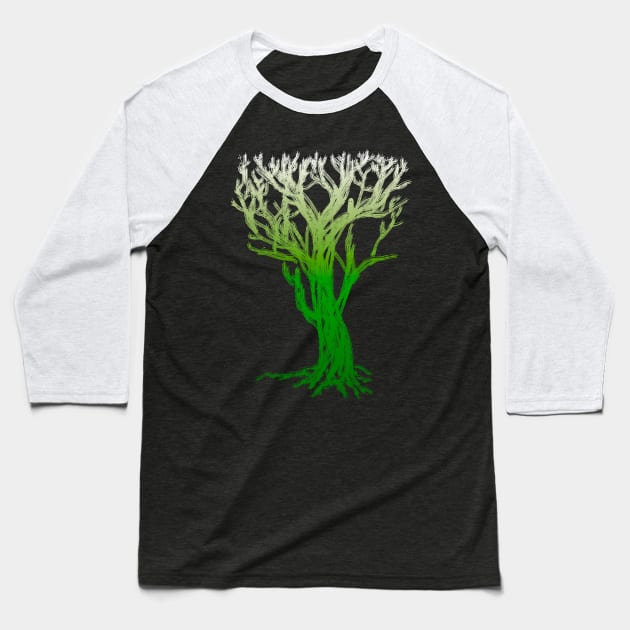 celtic tree Baseball T-Shirt by Nikokosmos